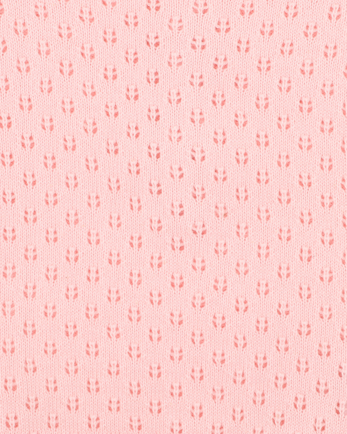 Minihaha Chelsea Pink Pointelle Knit Top