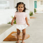 Minihaha Chelsea Pink Pointelle Knit Top
