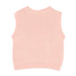 Minihaha Baby Gemma Organic Bobble Knit Vest Vintage Rose