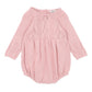 Minihaha Baby Fern Organic Pointelle Knitted Bodysuit Blossom
