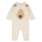 Minihaha Myles Bear Knitted Romper Oat