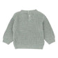 Minihaha Baby Hunter Tractor Knitted Jumper Green Marl