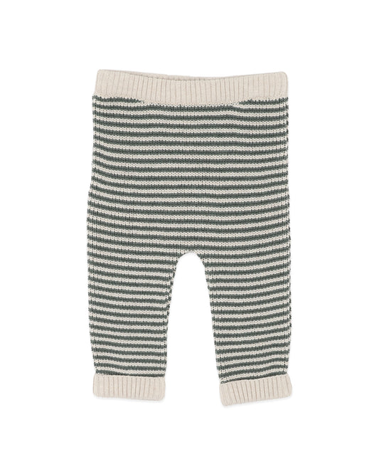 Minihaha Baby Otto Stripe Organic Knitted Leggings