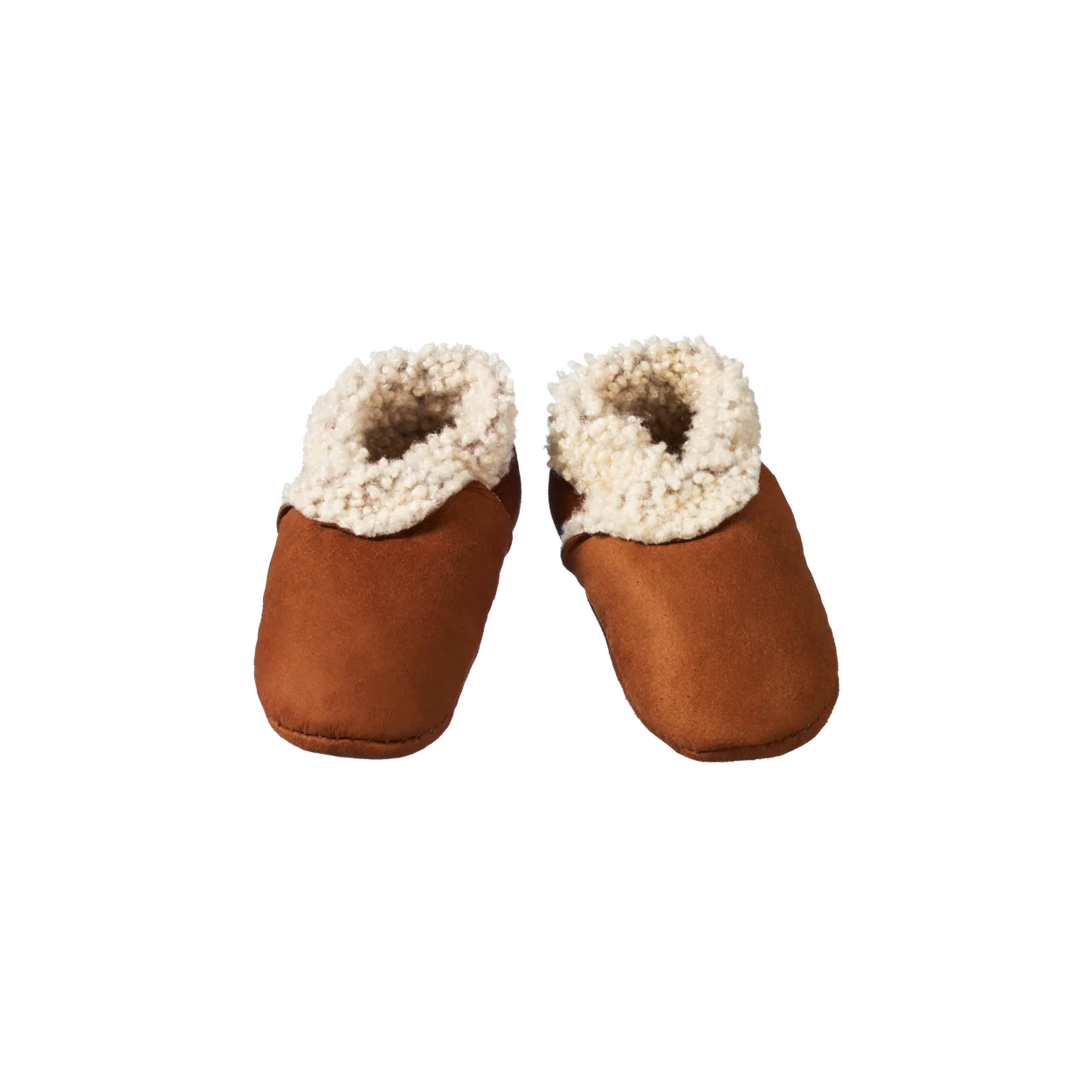 Nature Baby Lambskin Booties Cinnamon