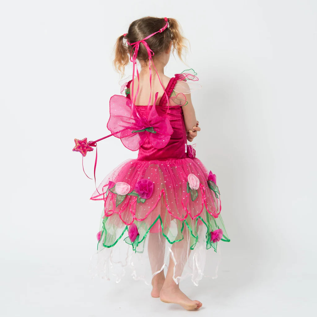 Bloom Fairy Dress Hot Pink