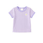 Milky Baby Lilac Mist Rib Tee
