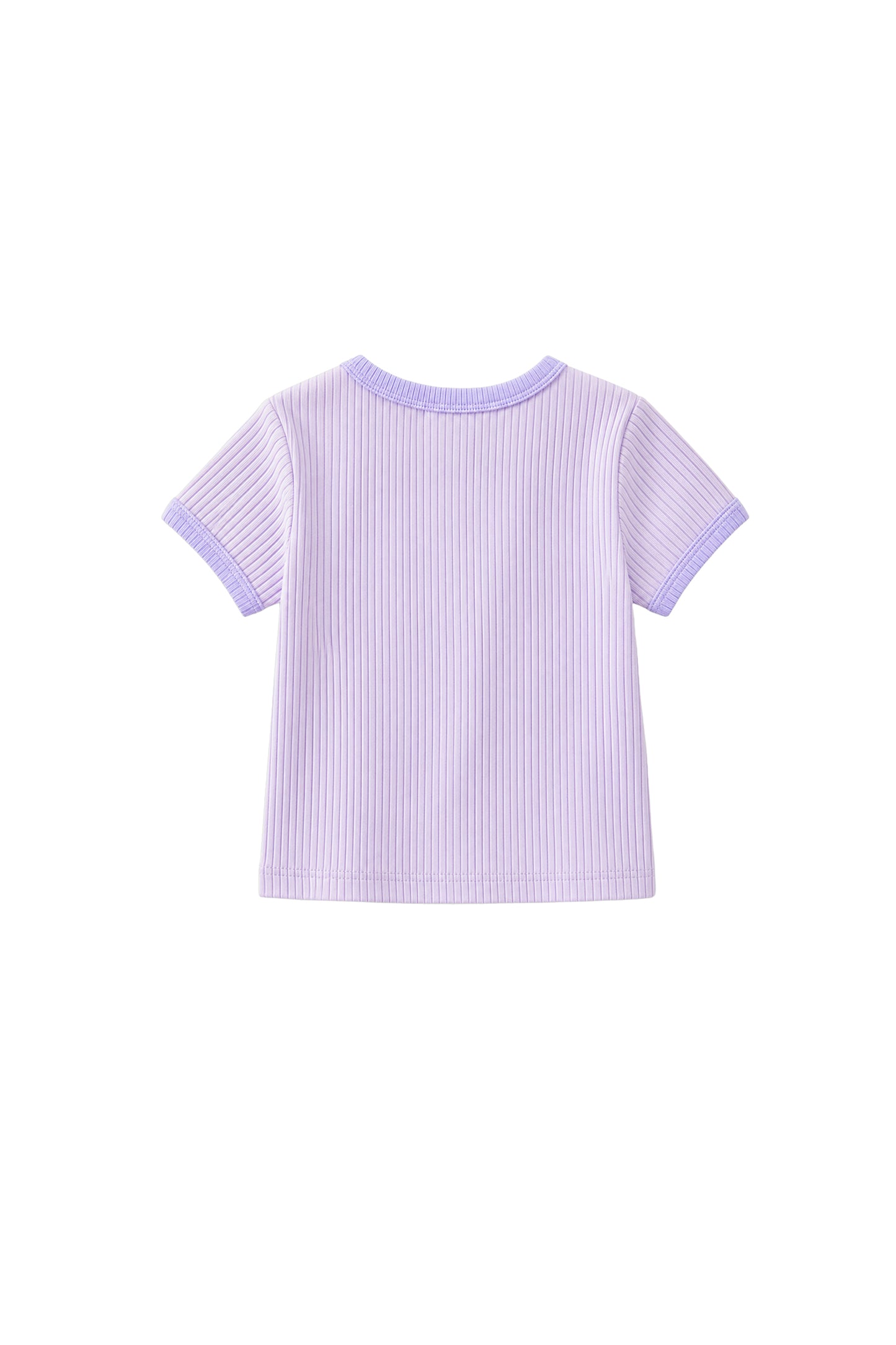 Milky Baby Lilac Mist Rib Tee