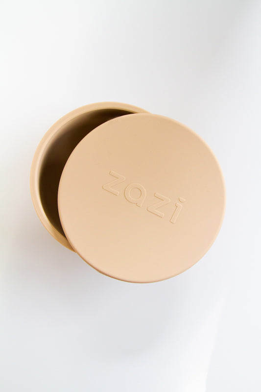 Zazi Clever Bowl with lid Vanilla