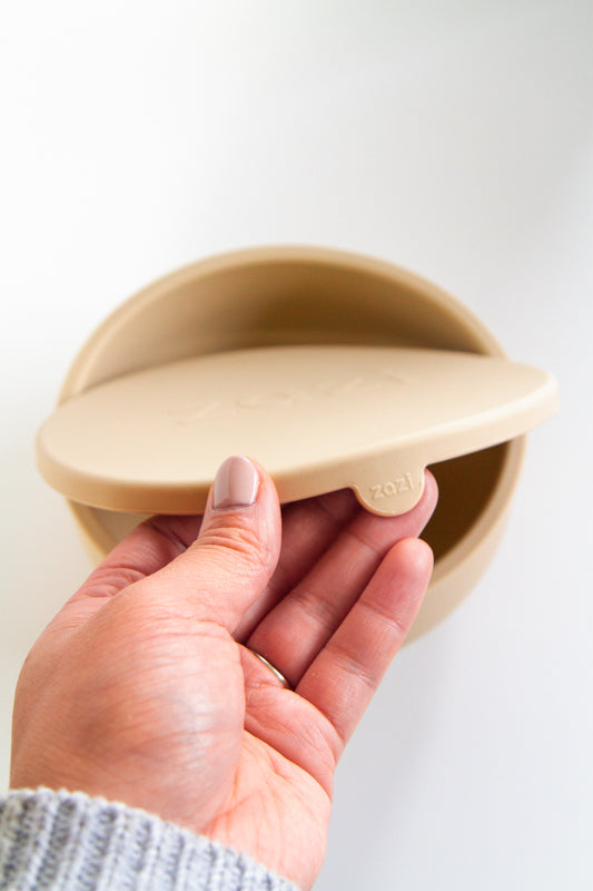 Zazi Clever Bowl with lid Vanilla
