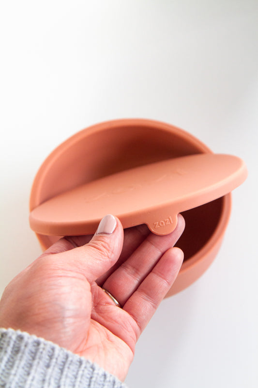 Zazi Clever Bowl with lid Blush