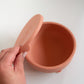 Zazi Clever Bowl with lid Blush