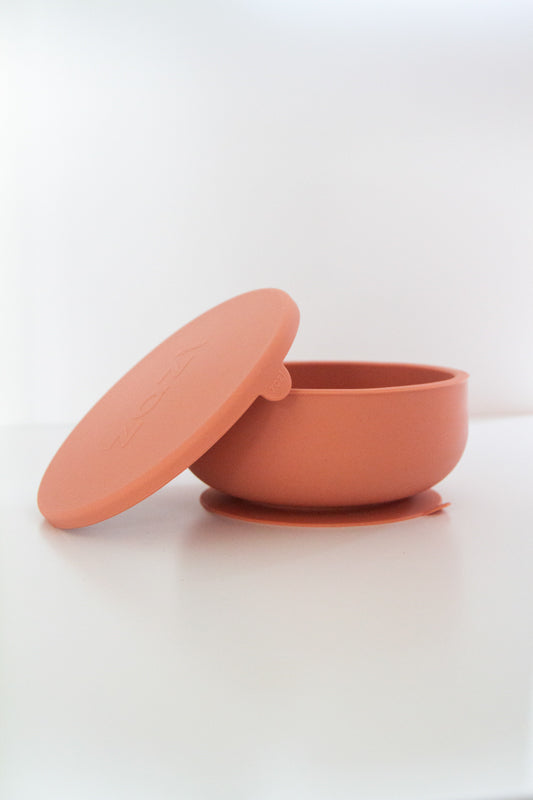 Zazi Clever Bowl with lid Blush