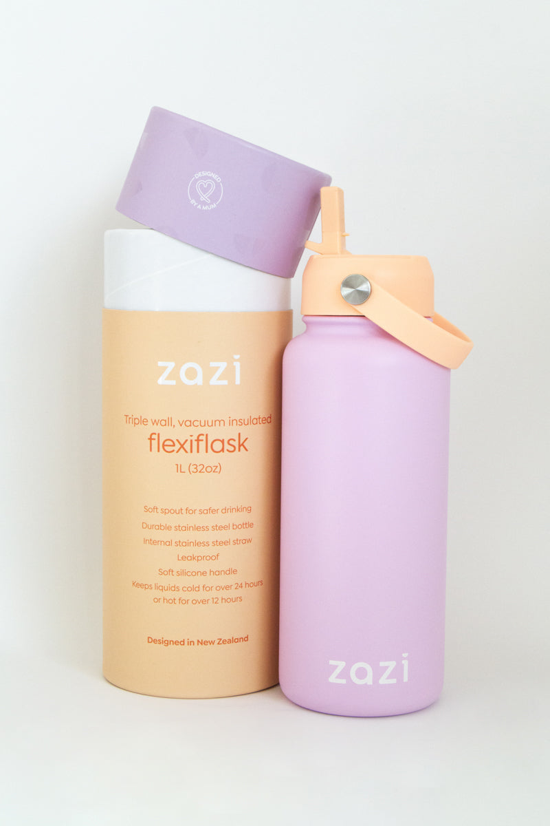 Zazi Flexiflask 1L Peach Sherbert
