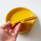 Zazi Clever Plate with lid Yolk
