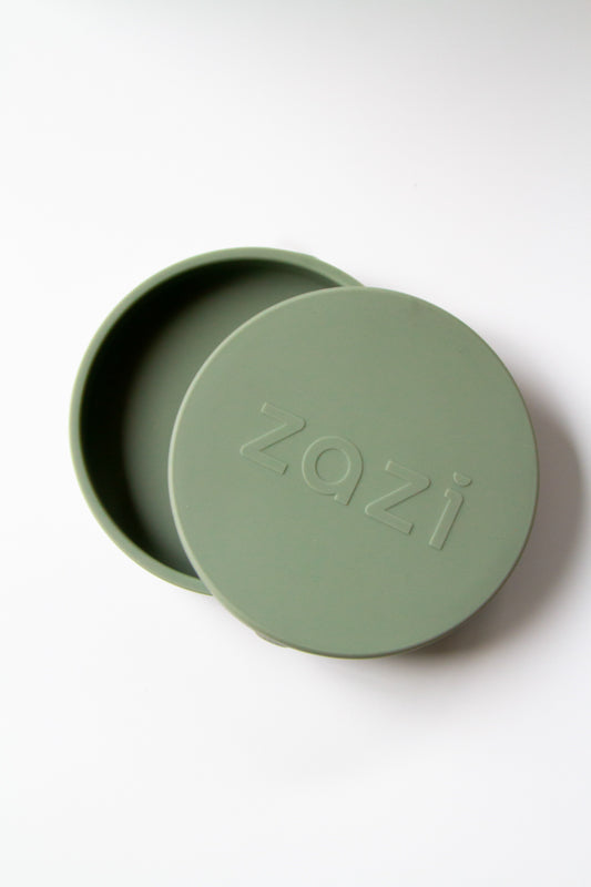 Zazi Clever Plate with lid Sage