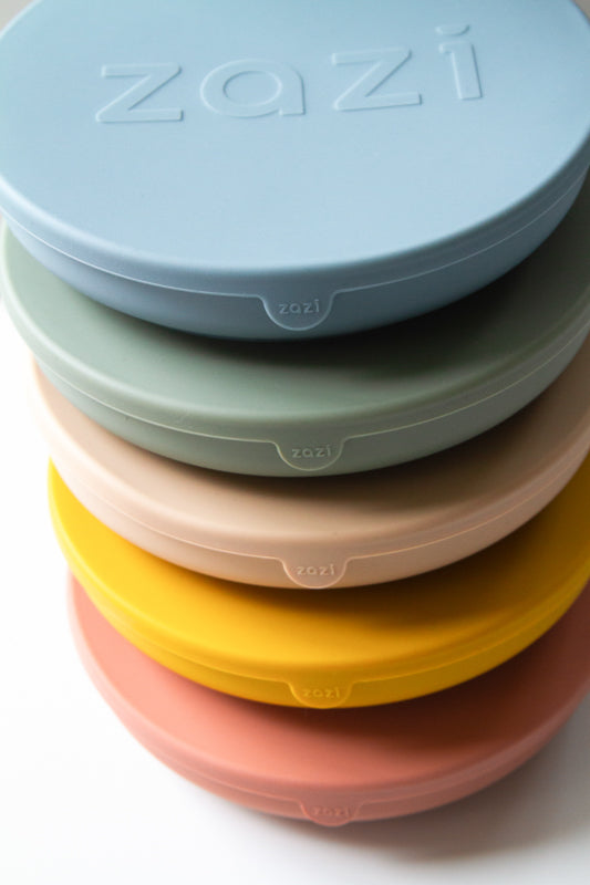 Zazi Clever Plate with lid Blush