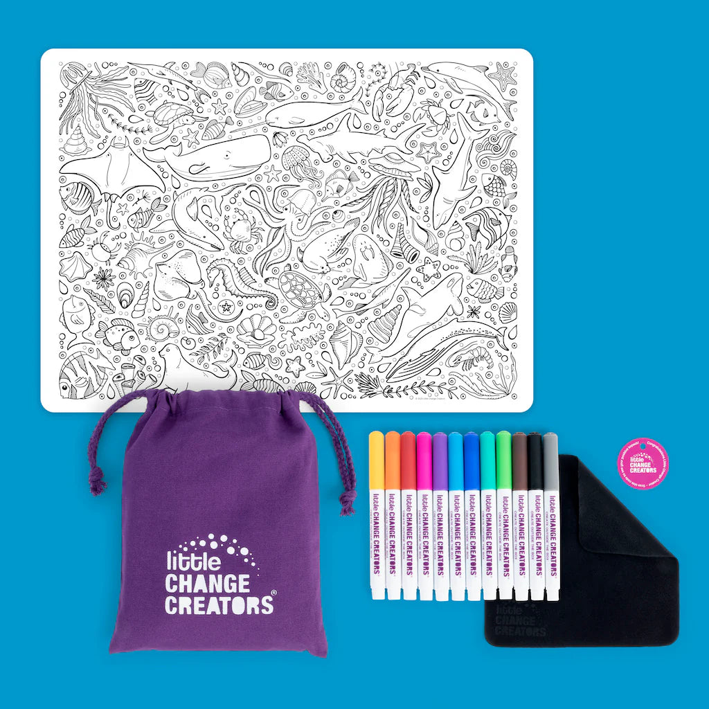 Little Change Creators Re-FUN-Able Colouring Set Underwater