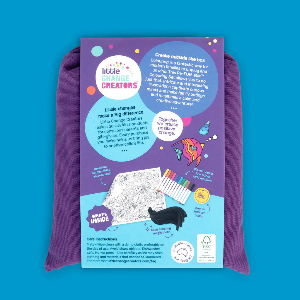 Little Change Creators Re-FUN-Able Colouring Set Underwater