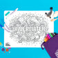 Little Change Creators Re-FUN-Able Colouring Set Underwater