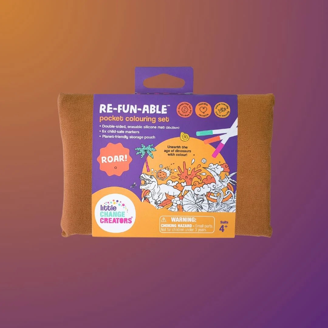 Little Change Creators Pocket Reuseable Colouring Set Roar