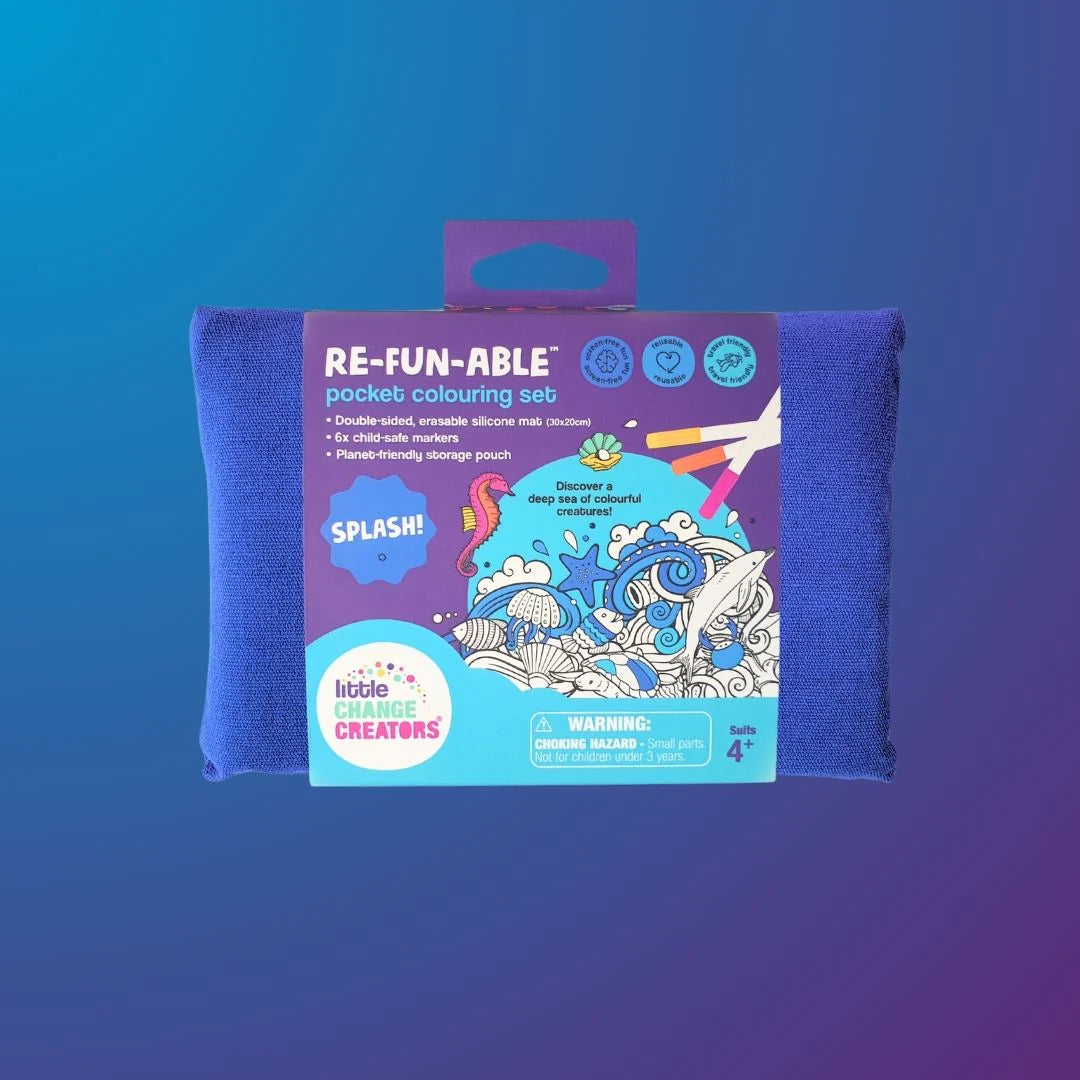 Little Change Creators Pocket Reuseable Colouring Set Splash