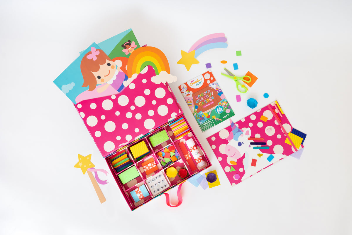 My Creative Box Unicorn and Fairy Collage Sensory Activity Box