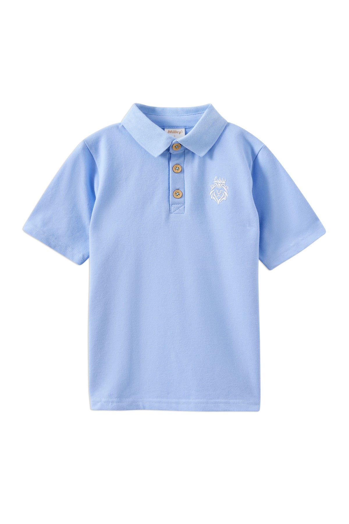 Milky Blue Polo Shirt