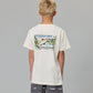 Just Another Fisherman Mini Casting & Mending Tee Antique White