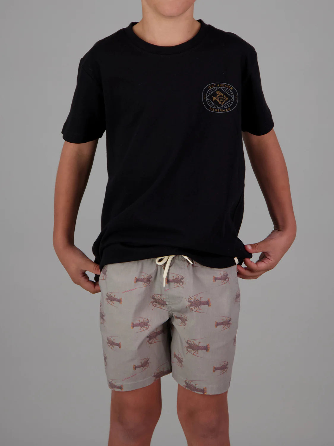 Just Another Fisherman Mini Cray Shorts Stone