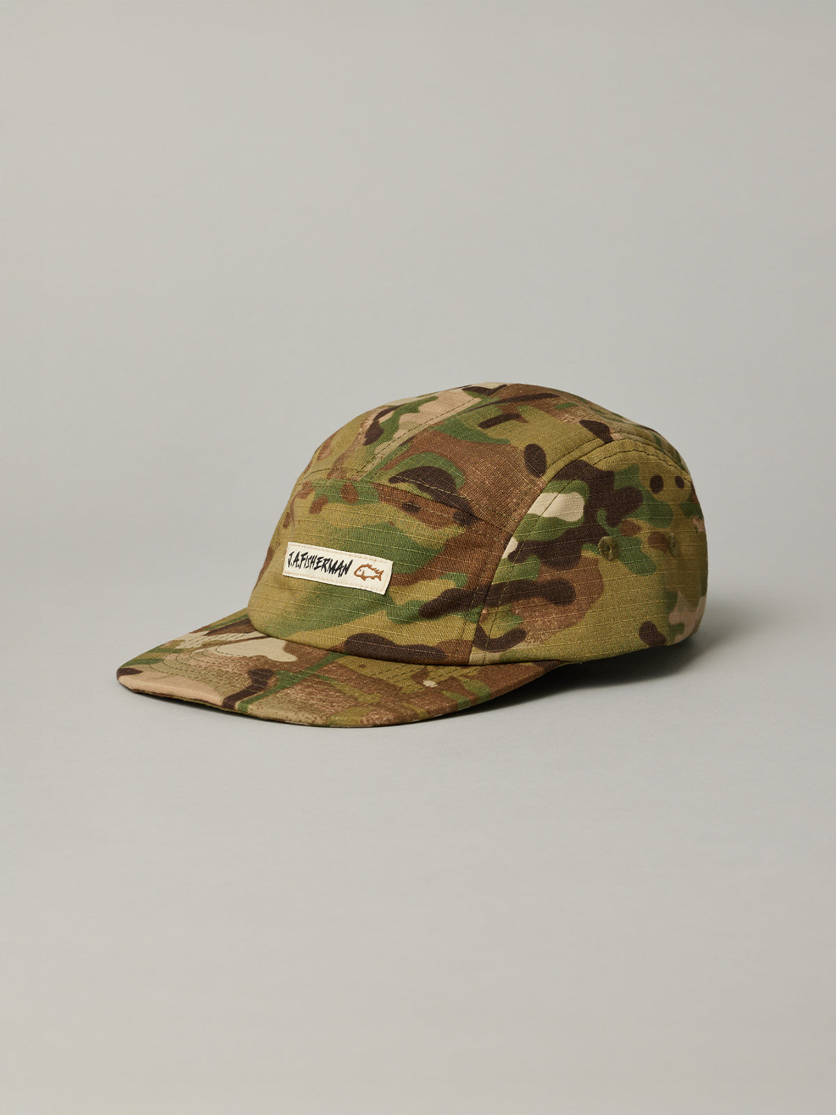 Just Another Fisherman Mini J.A. Fisherman 5-Panel Cap Green Camo