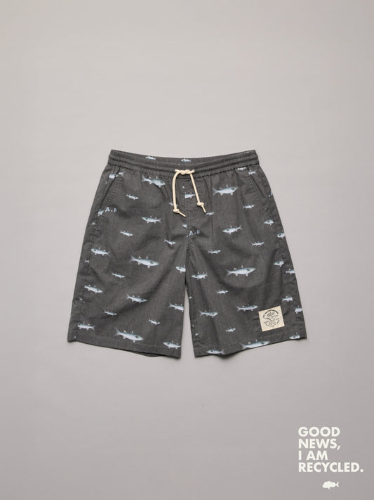 Just Another Fisherman Mini Mullet Shorts Antique Black