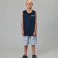 Just Another Fisherman Mini Mullet Shorts Sterling Blue