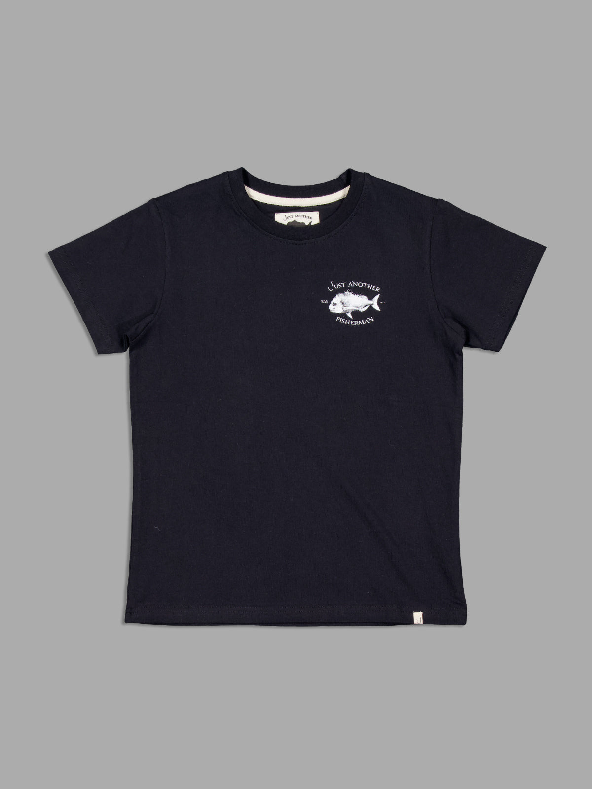 Just Another Fisherman Mini Snapper Tee Black