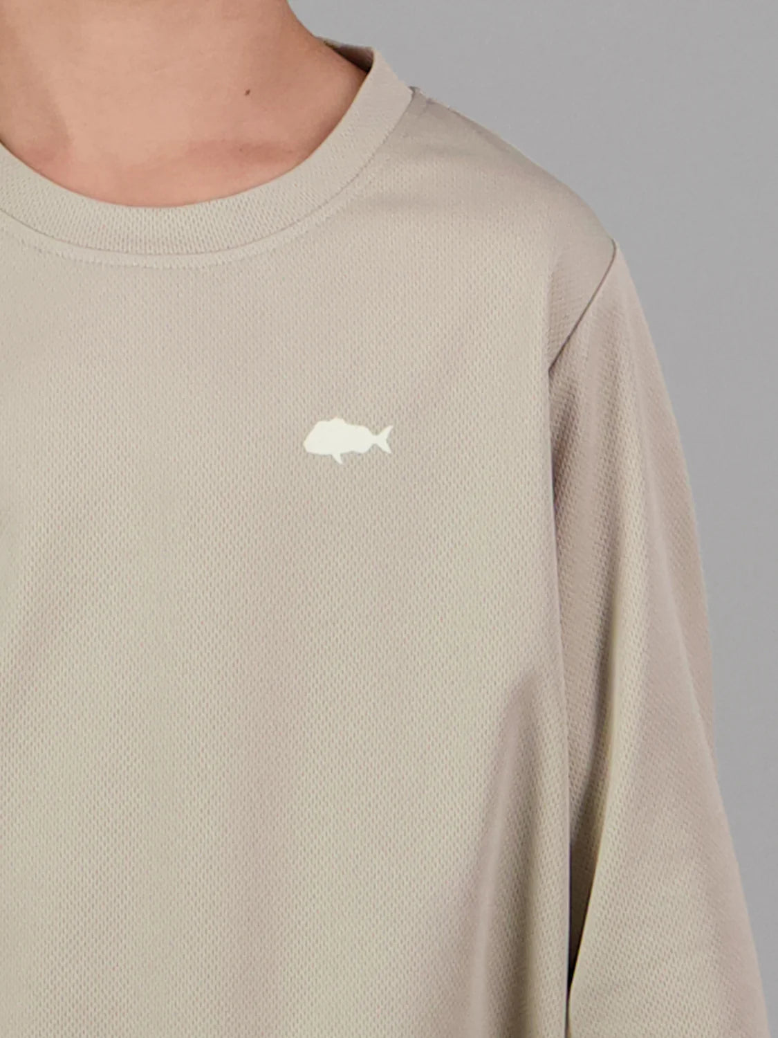 Just Another Fisherman Mini Stamp UV Long Sleeve Tee Storm