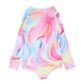 Minihaha Cali Print Long Sleeve Swimsuit