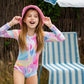 Minihaha Cali Print Long Sleeve Swimsuit