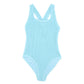 Minihaha Blue Fizz Cross Back Crinkle Swimsuit