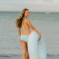 Minihaha Blue Fizz Crinkle Tri Bikini