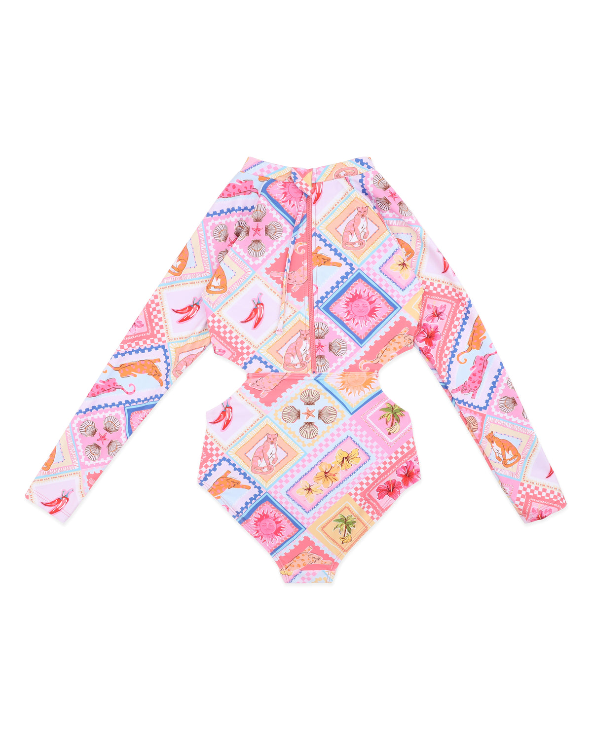 Minihaha Astrid Long Sleeve Sunsuit | Swimsuit