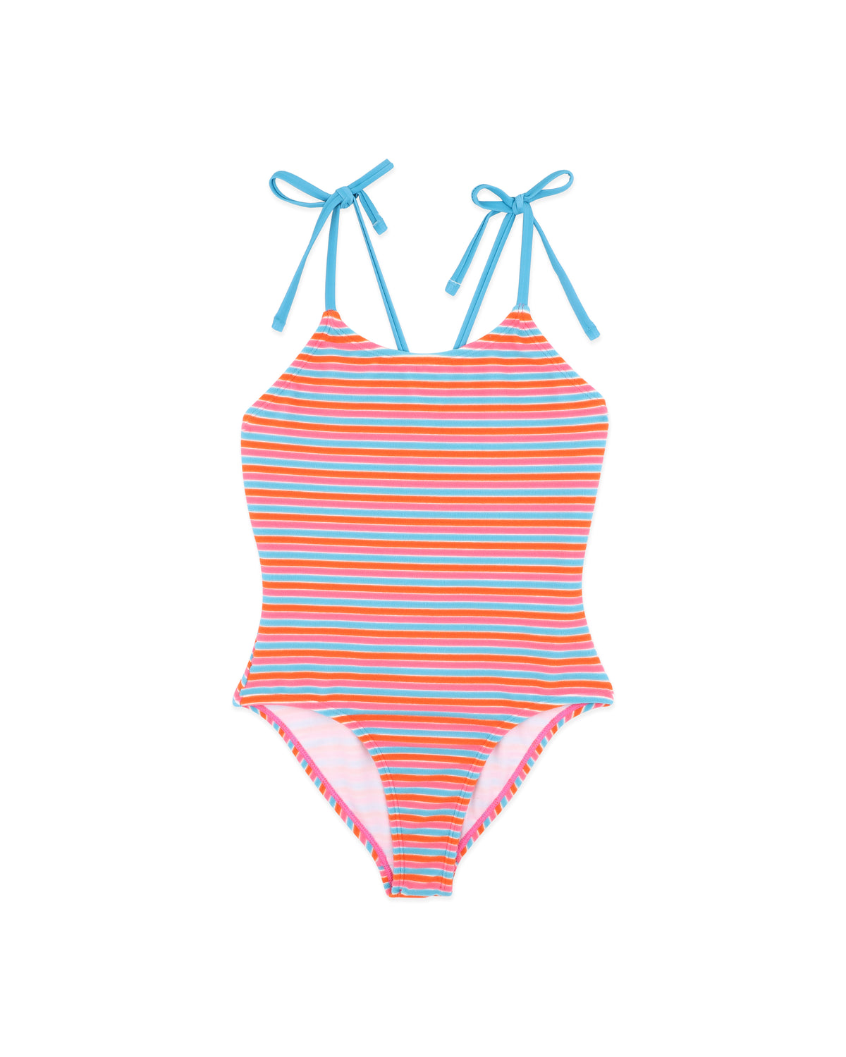 Minihaha Selena Stripe Cross Back Swimsuit