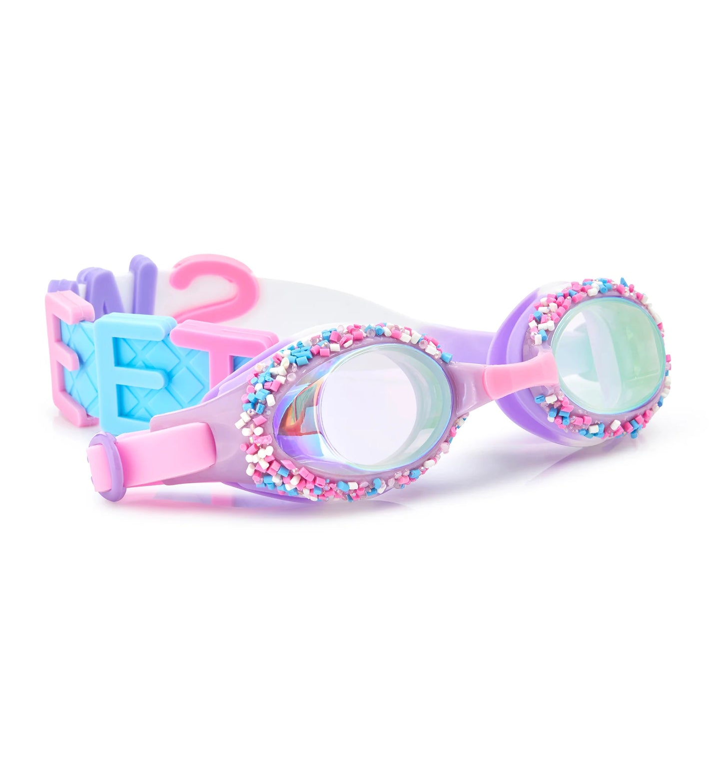 Bling2o Non-Pareils Purple Funfetti Swim Goggles