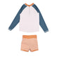Minihaha Harvey Long Sleeve Rashie & Trunk Set