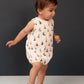Nature Baby Cedar Suit Muslin Regatta Print