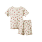Nature Baby Shortie Pyjama Set Strawberry Blush Print