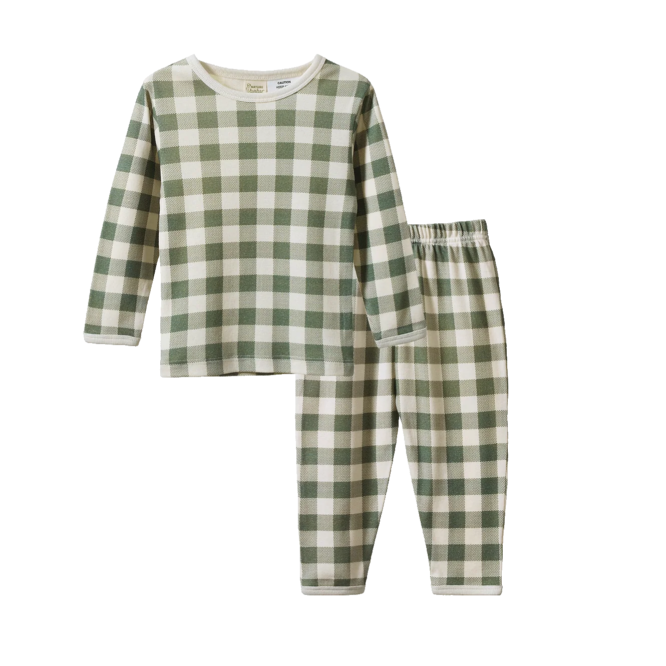 Nature Baby Long Sleeve Pyjamas Set Crispin Check