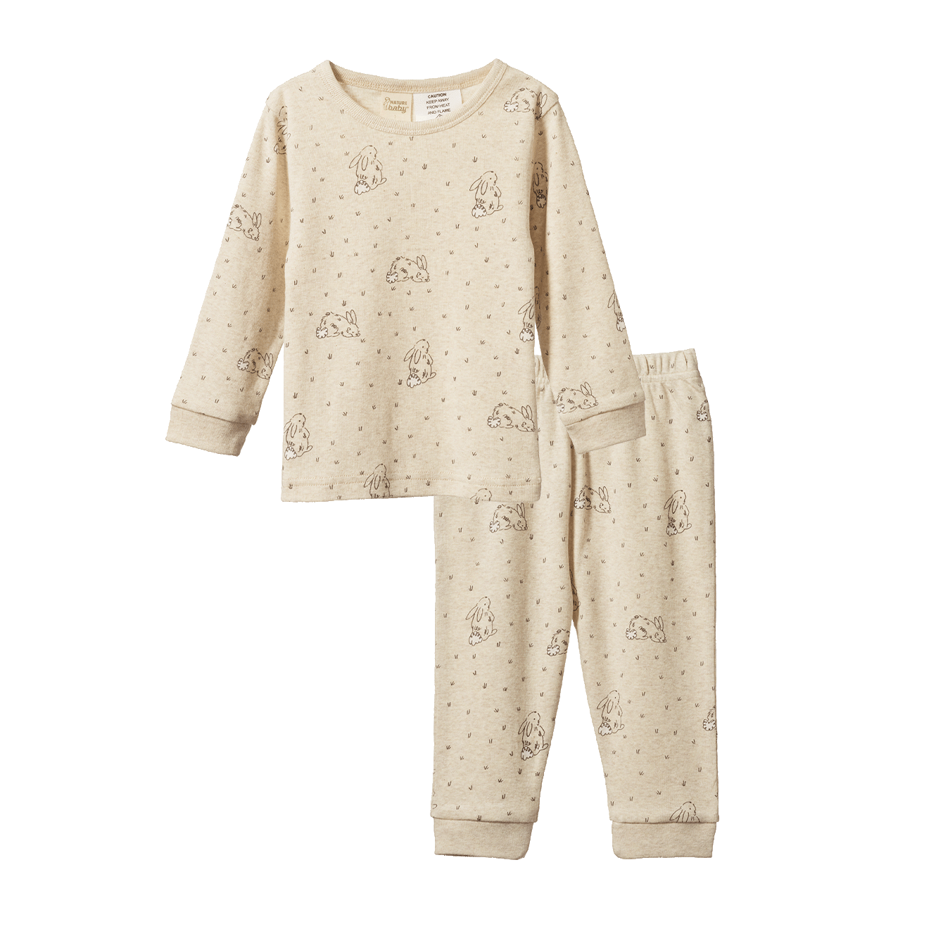 Nature Baby Long Sleeve Pyjamas Set Bramble Burrow Sleep Print