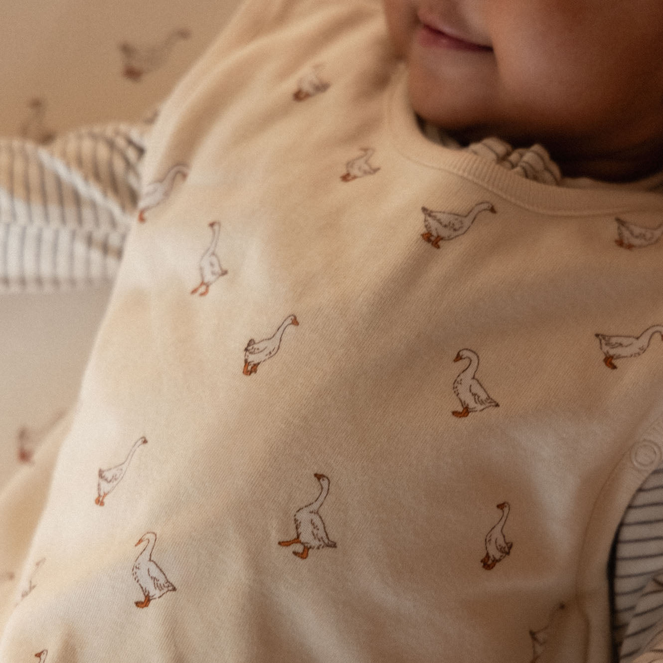 Nature Baby Cotton Sleeping Bag Goosey Print
