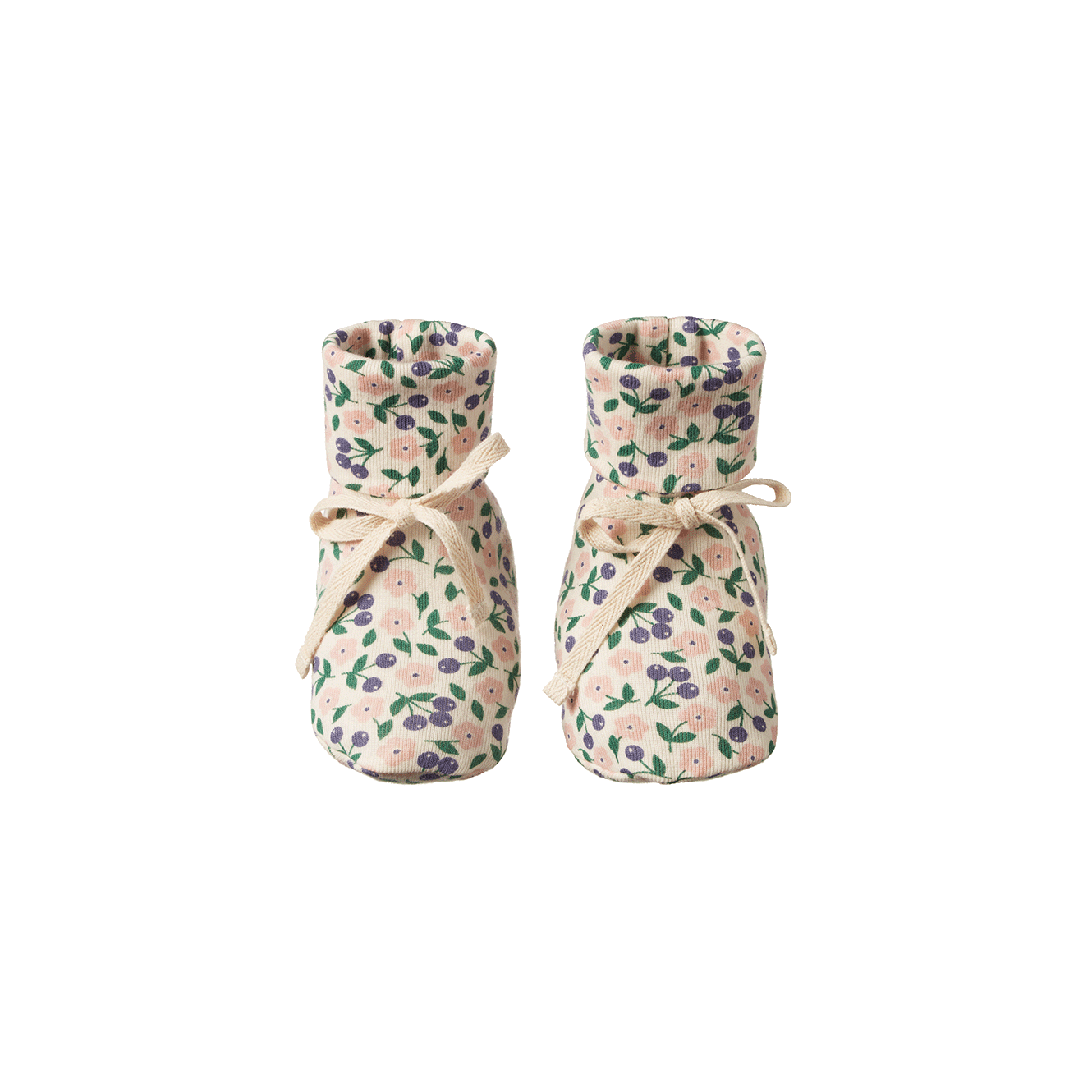 Nature Baby Booties Briarwood Print