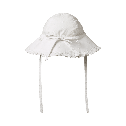 Nature Baby Annabelle Sunhat Ivory Floral