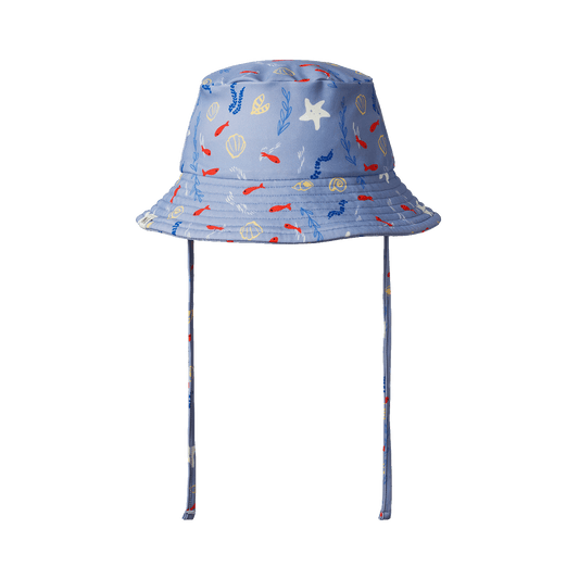 Nature Baby Splash Sunhat Blue Snorkel Print